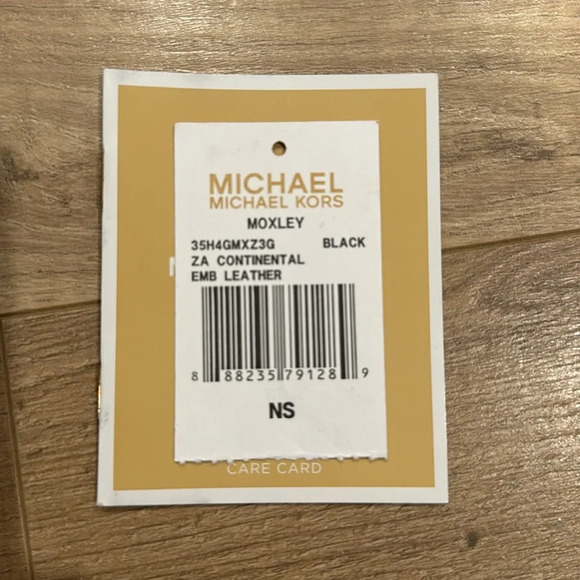 MICHAEL Michael Kors Moxley Python Continental Zip Around Leather Wallet - Picture 9 of 9